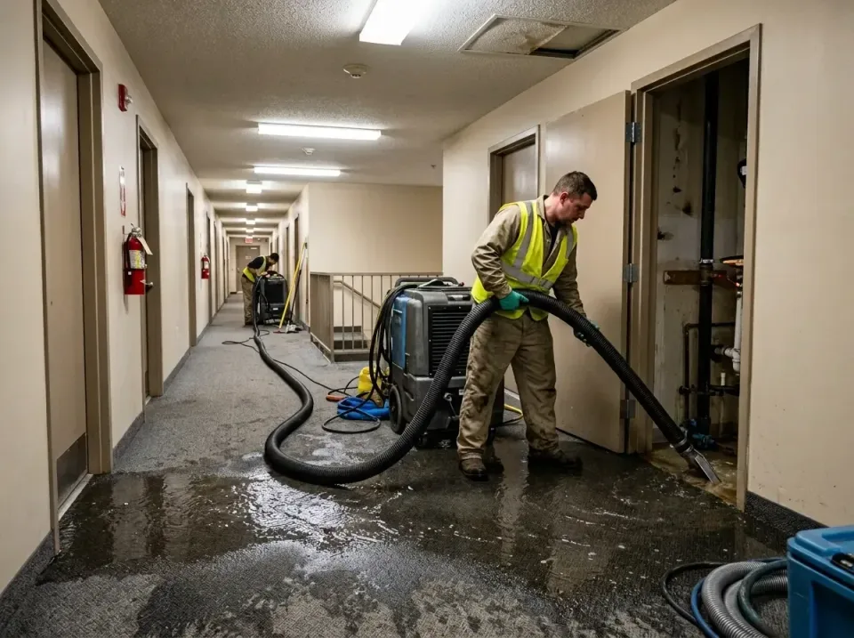 multi-unit-apartment-hallway-f-005 — frequently asked questions, Emergency Burst Pipe Water Extraction & Removal in Mingo Ju…